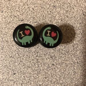 Lot of 7 pairs 5/8inch ear gauges